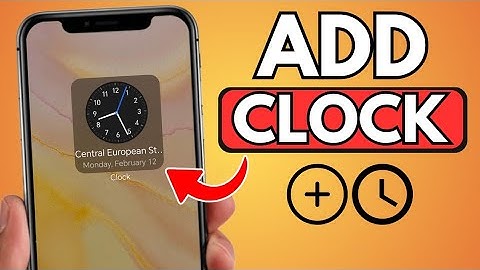 How To Add Clock on Home Screen Android (Easy)