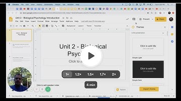 Unit 2   Biological Psychology Introduction   Google Slides