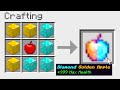 Minecraft UHC but you can craft GOD APPLES from any item..
