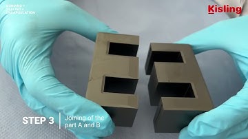 Bonding of E-Ferrite Core with No-Mix procedure