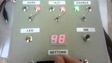 Driver per motori passo passo con PIC18F1320, stepper motor driver with PIC18F1320