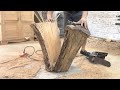 Amazingly Creative Woodworking Ideas From Rotten Logs // Rustic Coffee Table With Great Design