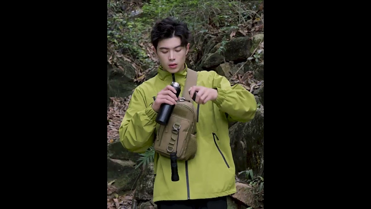 Crossbody bag #Men's outdoor camouflage chest bag #New shoulder bag #Tactical backpack #factory