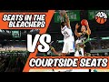 Surprising fans in the bleachers with courtside seats nba basketball finessemane nbl