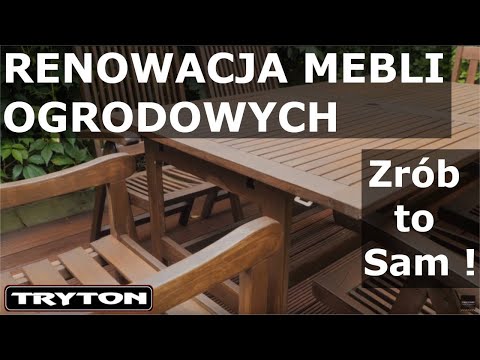 TRYTON: Jak odnowić i zaimpregnować meble ogrodowe...