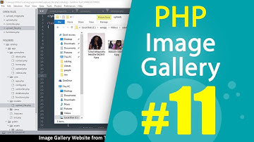 PHP Image gallery website from HTML template Tutorial Part11 | MVC OOP | Quick programming