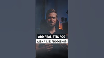 Photoshop A.I. adds realistic FOG #shorts #adobephotoshop #artificialintelligence
