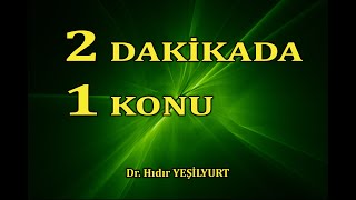 Dr. Hıdır YEŞİLYURT \