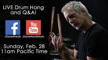 Dave Weckl Weekend Hang/Q&A