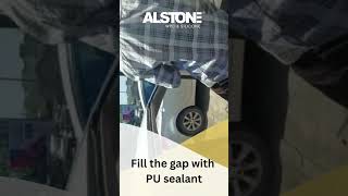 How To Install Car Windshield With Alstone Pu Sealant?