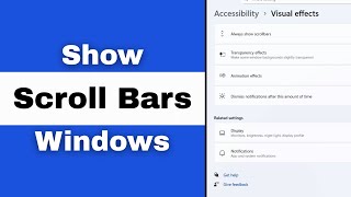 How To Show Scroll Bars on Windows 10 [Guide]