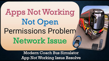 How to Fix Modern Coach Bus Simulator App Not Working | Not Open
