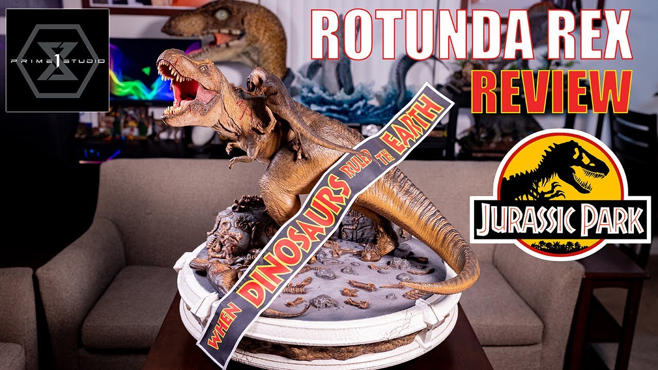 Estatua Rotunda T-Rex Jurassic Park 1/6 Prime 1 Studio