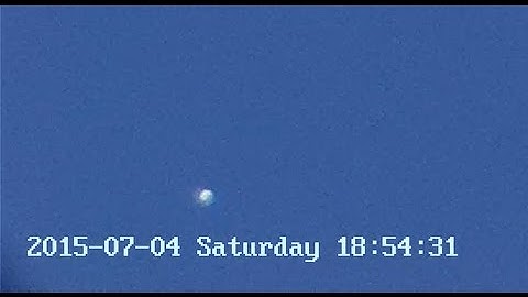 White cotton-like anomaly 7/4/15 6:54pm EST.