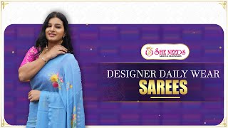 Designer Daily Wear Sarees at She Needs Saree World | Latest Comfortable Saree Collection 2025 screenshot 4