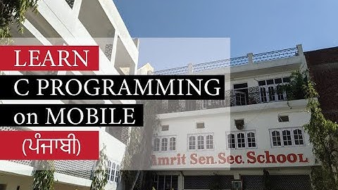 C Programming in Punjabi  Part 1 - Introduction