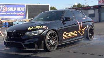 CROWN PERFORMANCE UK BMW F80 M3 - 1/4 MILE 10.67 @ 134mph