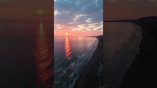 Sunset Serenade Relaxing Waves At Dusk Dalgalarla Dans Huzur Verici Gün Batımı