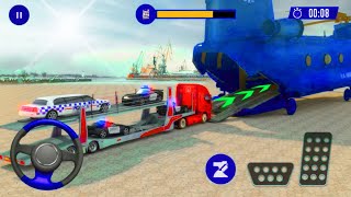 #2 Transport Police Limo Cars - US Police Multi Level Car Transporter Truck 2020 - Android Gameplay screenshot 3