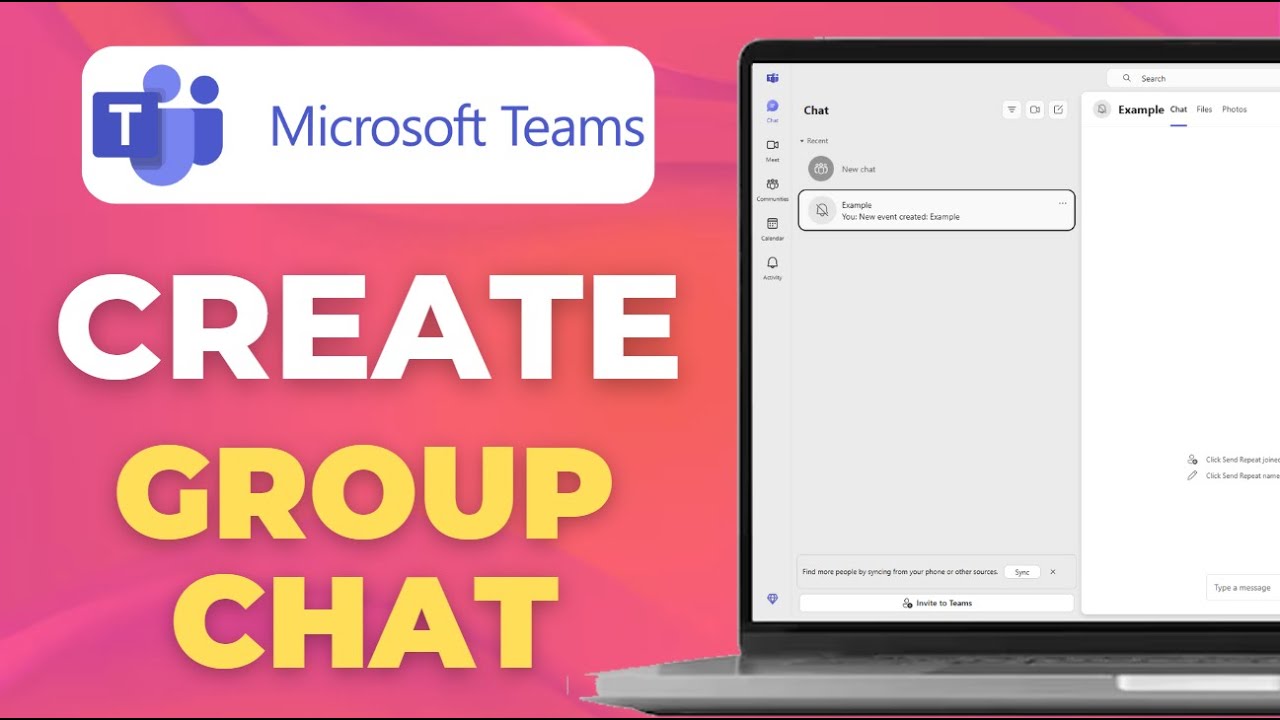 How to Create & Name a Group Chat in Microsoft Teams