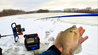 Ice Fishing on the Mississippi River is Back!