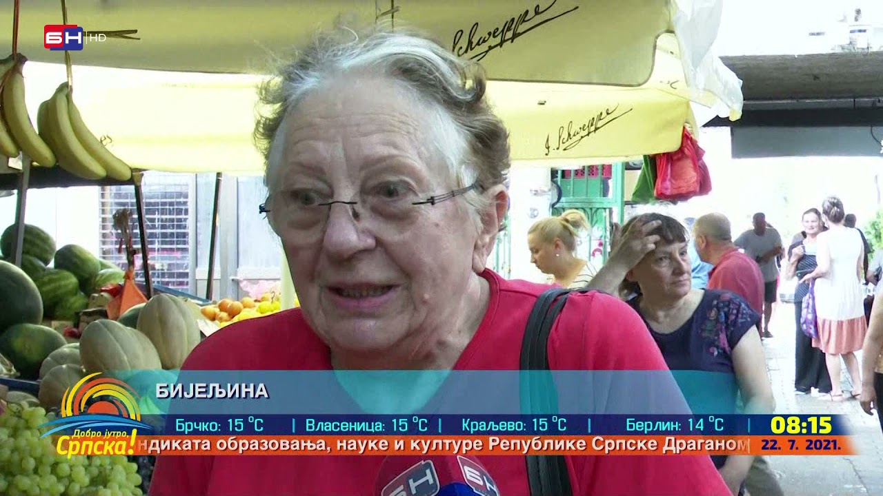 Bijeljina: Šta građani najčešće pazare na zelenoj pijaci (BN TV 2021) HD