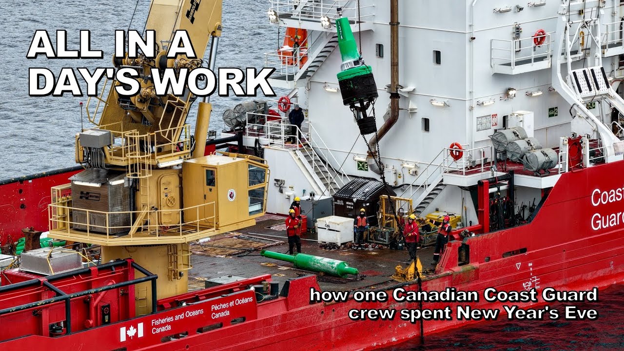 All in a Day's Work - how one Canadian Coast Guard crew spent New Year's Eve  4K