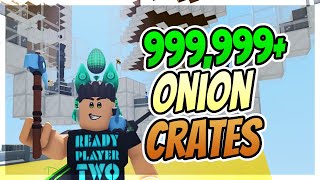 HOW TO MAKE A OP ONION CRATE FARM IN ROBLOX ISLAND