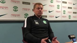 Hibs boss Neil Lennon after-match press conference following 0-0 with Morton