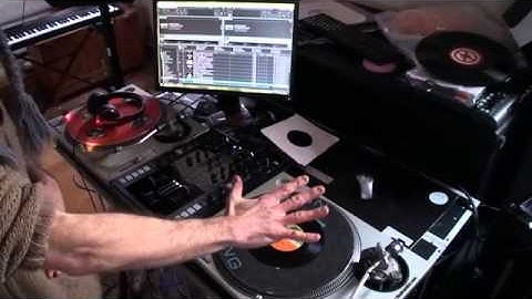 Traktor Kontrol Z2  how to go from virtual vinyl to real vinyl