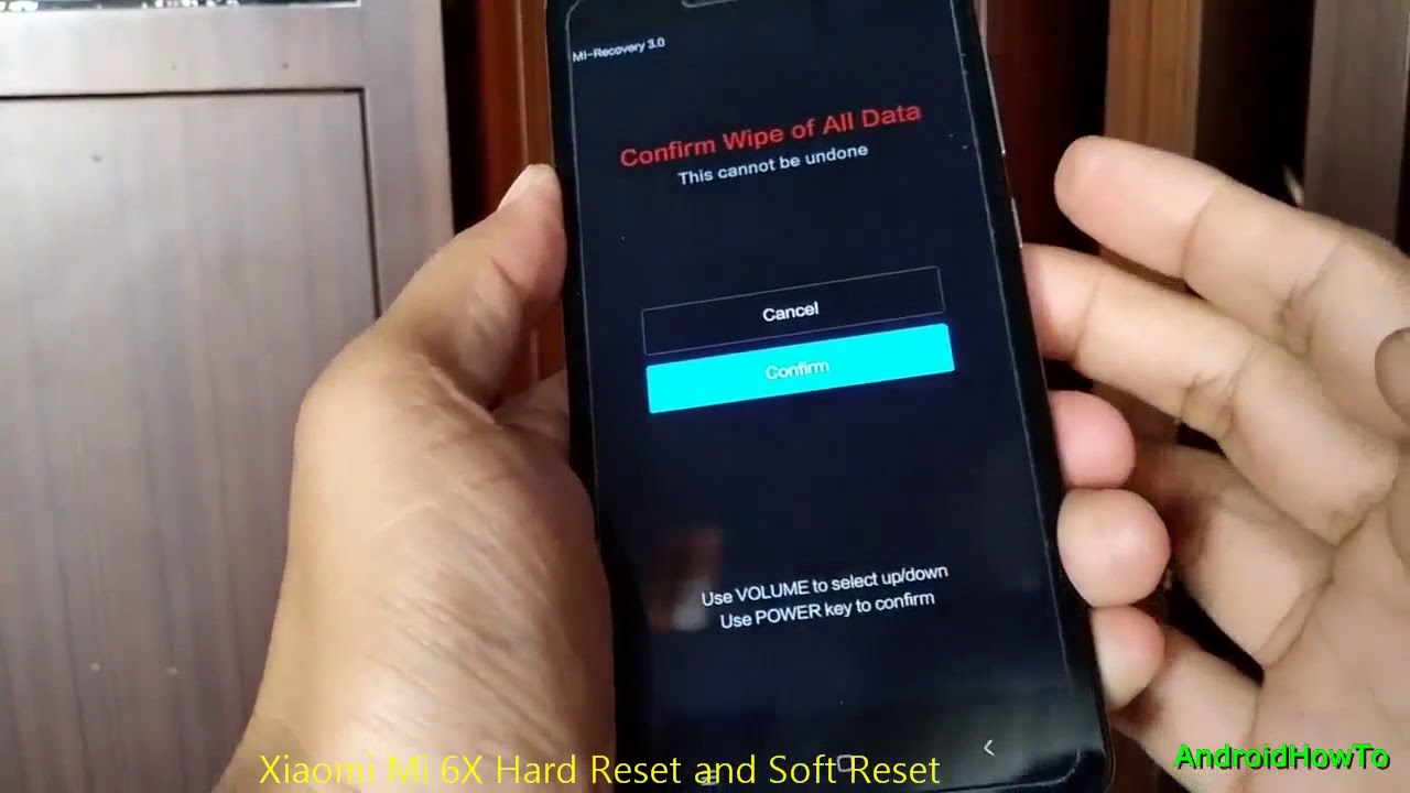 Hard Reset Redmi 6a