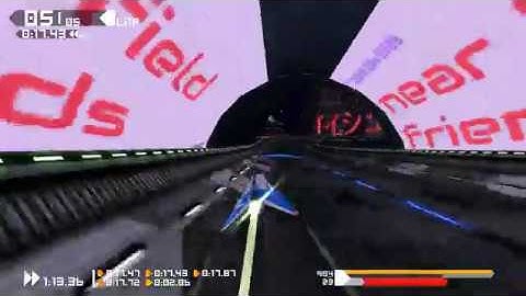 BallisticNG - Ishtar Citadel (floor hugger + hyperspeed)