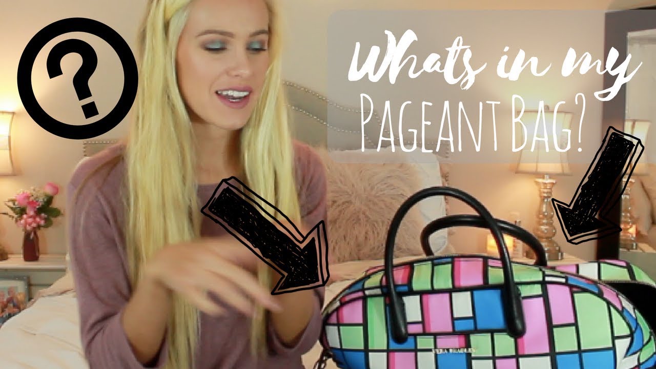 WHATS IN MY PAGEANT BAG?! | lexiesmiles - YouTube