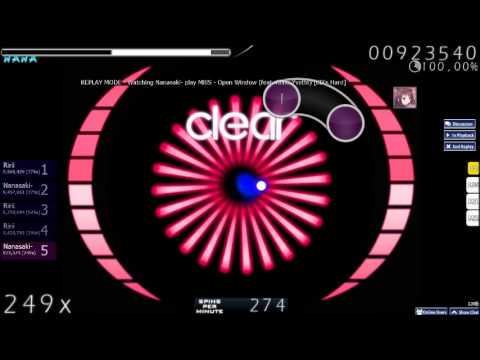 osu! Nanasaki- playing MitiS - Open Window (feat. Anna Yvette) [BD's Hard] + Hidden