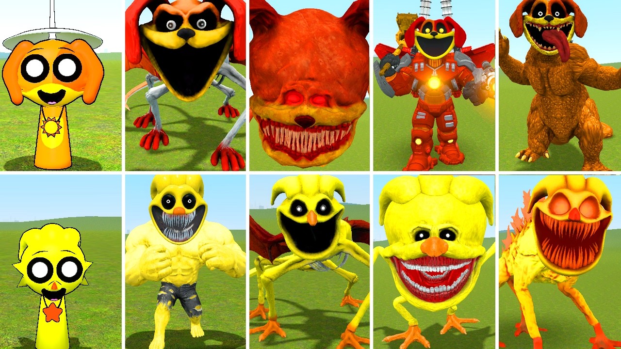 ALL NEW OREN ZOOCHOSIS TAPES 1-5 VS ALL CHICKEN TAPES CURSED FAMILY ? in Garrysmod!,...