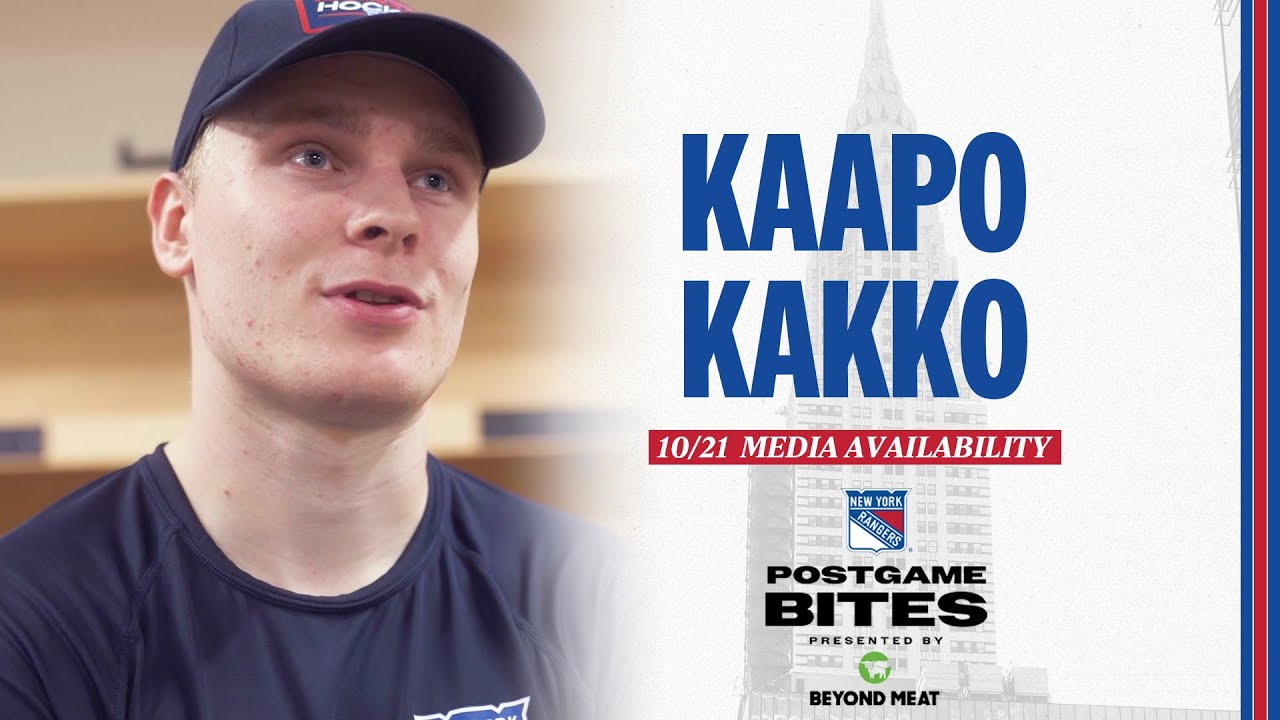 New York Rangers: Kaapo Kakko Postgame Media Availability