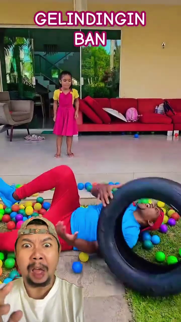 GELINDINGIN BAN AYAH!!?? #funny #cocomelon #comedy #short #shorts