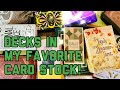 Decks In My Favorite Card Stock | #cardstocksnob VR To Boy Diviner Video #2