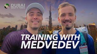 I Played and Partied with Daniil Medvedev | Dubai ATP 500 | Vlog 7