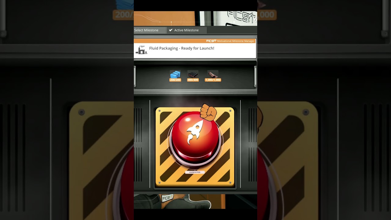 Satisfactory Easter Egg! Shuttle Launch Button Animation!