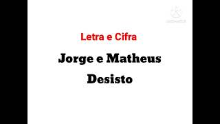 Vídeo de Desisto