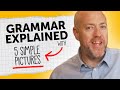 Learn english grammar with 5 simple pictures