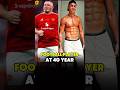 football player at 40 years #ronaldo #waynerooney #cristianoronaldo #cristiano