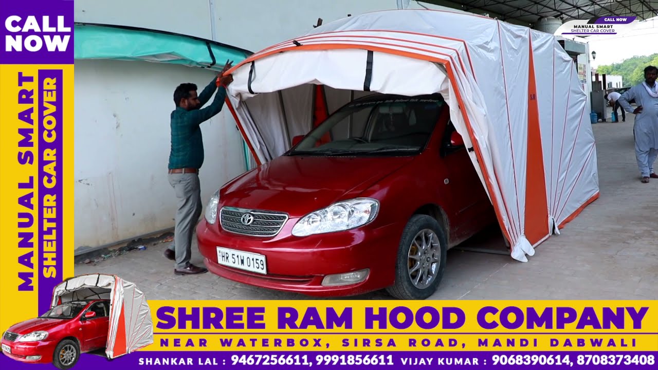 SMART SHELTER CAR COVER, Manual, Car Shed cover