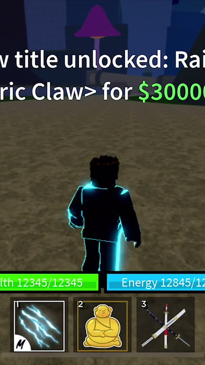 ROBLOX BLOX FRUIT GETTING ELECTRIC CLAW, ROBLOX blox fruit Getting the  electric claw last Finally i got the electric claw, By CLUKOgaming