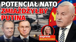 To ZMIAŻDŻYŁOBY Putina! "Wykluczam WOJNĘ w Polsce" Gen. Bieniek: Unia MUSI UZUPEŁNIAĆ NATO