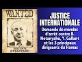 Justice internationale  demande de mandat darrt contre netanyahou gallant et 3 chefs du hamas