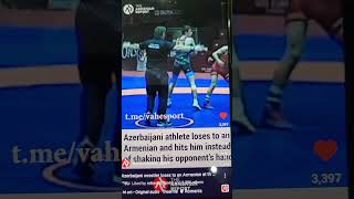 Azerbaijani wrestler loses to Armenian at the U23 Wrestling Championship in Bucharest,  Romania