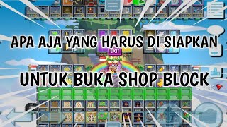 BAHAS APA AJA YANG HARUS DISIAPKAN UNTUK BUKA SHOP BLOCK | GROWTOPIA INDONESIA screenshot 2