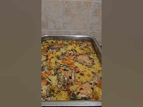 Ориз Басмати с пилешко месо на фурна! - YouTube